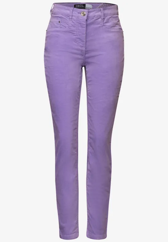 CECIL Pantalon au look velours  - Style VICKY