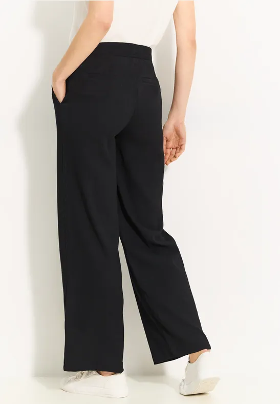 CECIL Pantalon large texturé  - Style NEELE