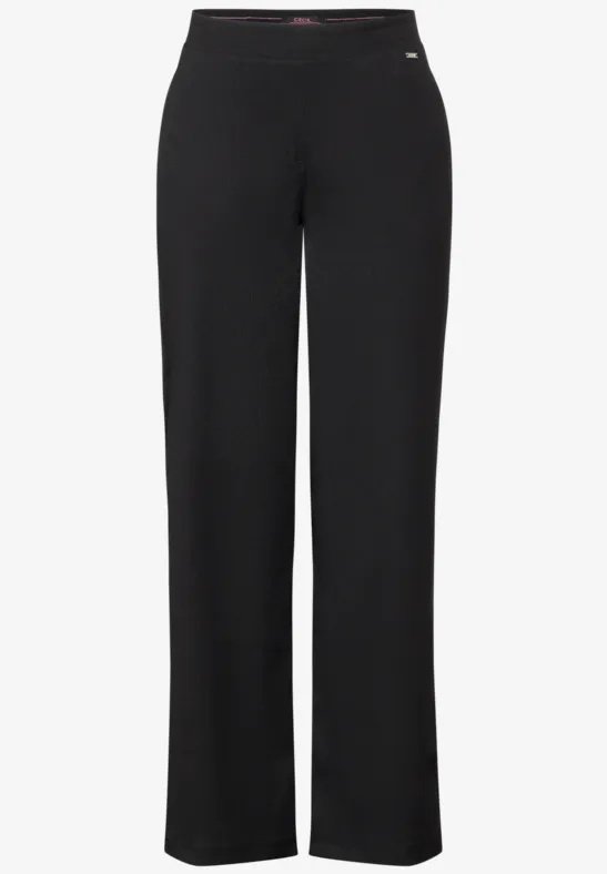 CECIL Pantalon large texturé  - Style NEELE