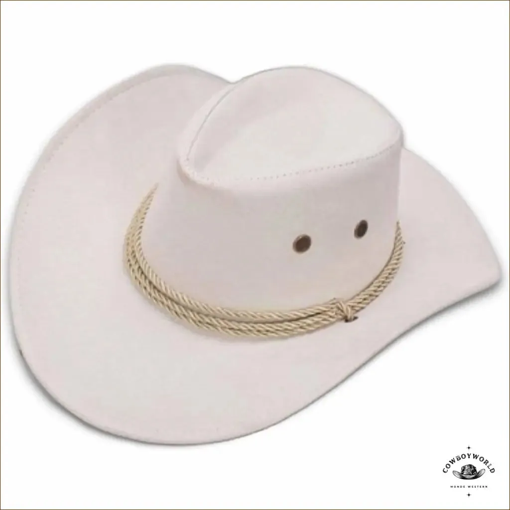 Chapeau de Cowboy Blanc