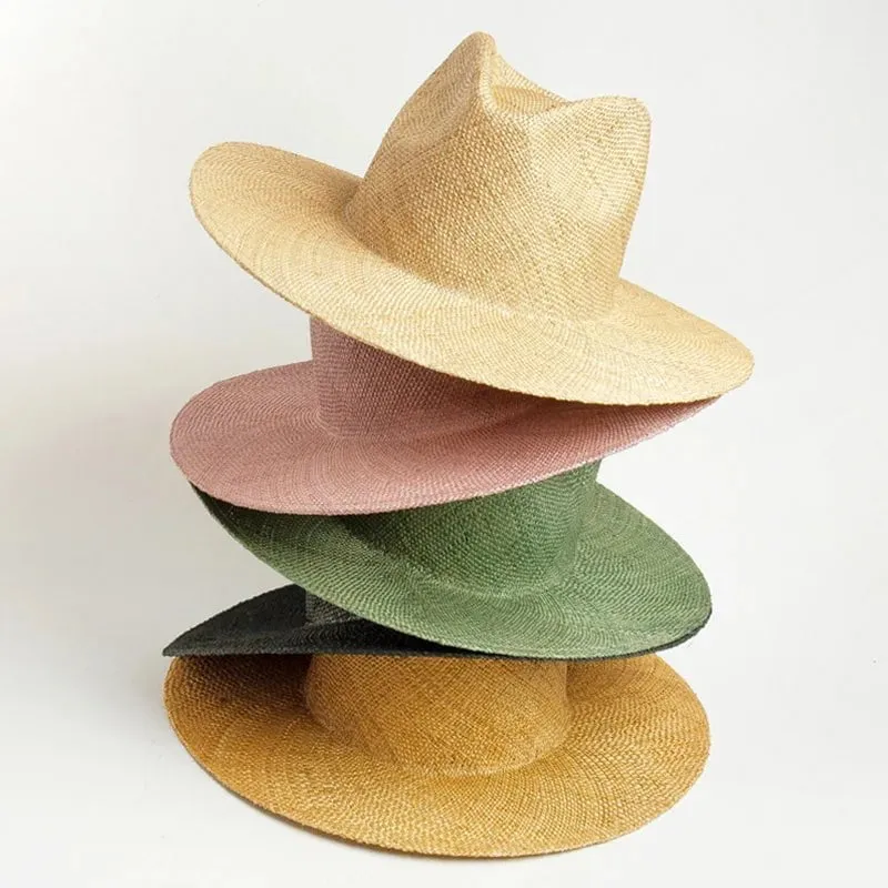 Chapeau Fedora en Paille pour Femme