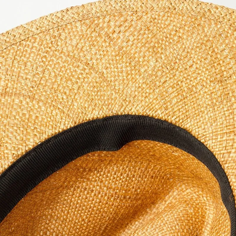 Chapeau Fedora en Paille pour Femme