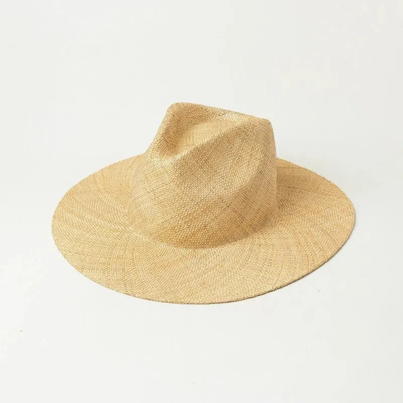 Chapeau Fedora en Paille pour Femme