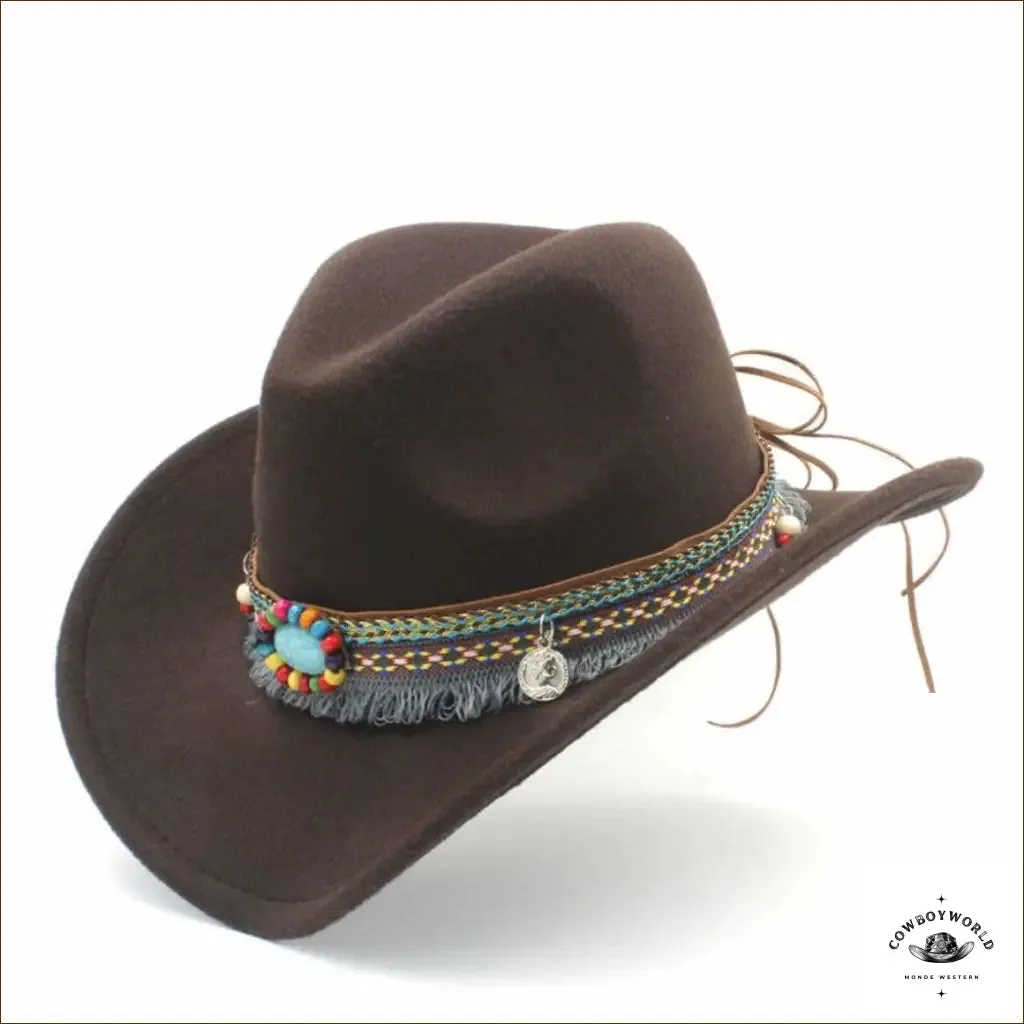 Chapeau Style Western Femme