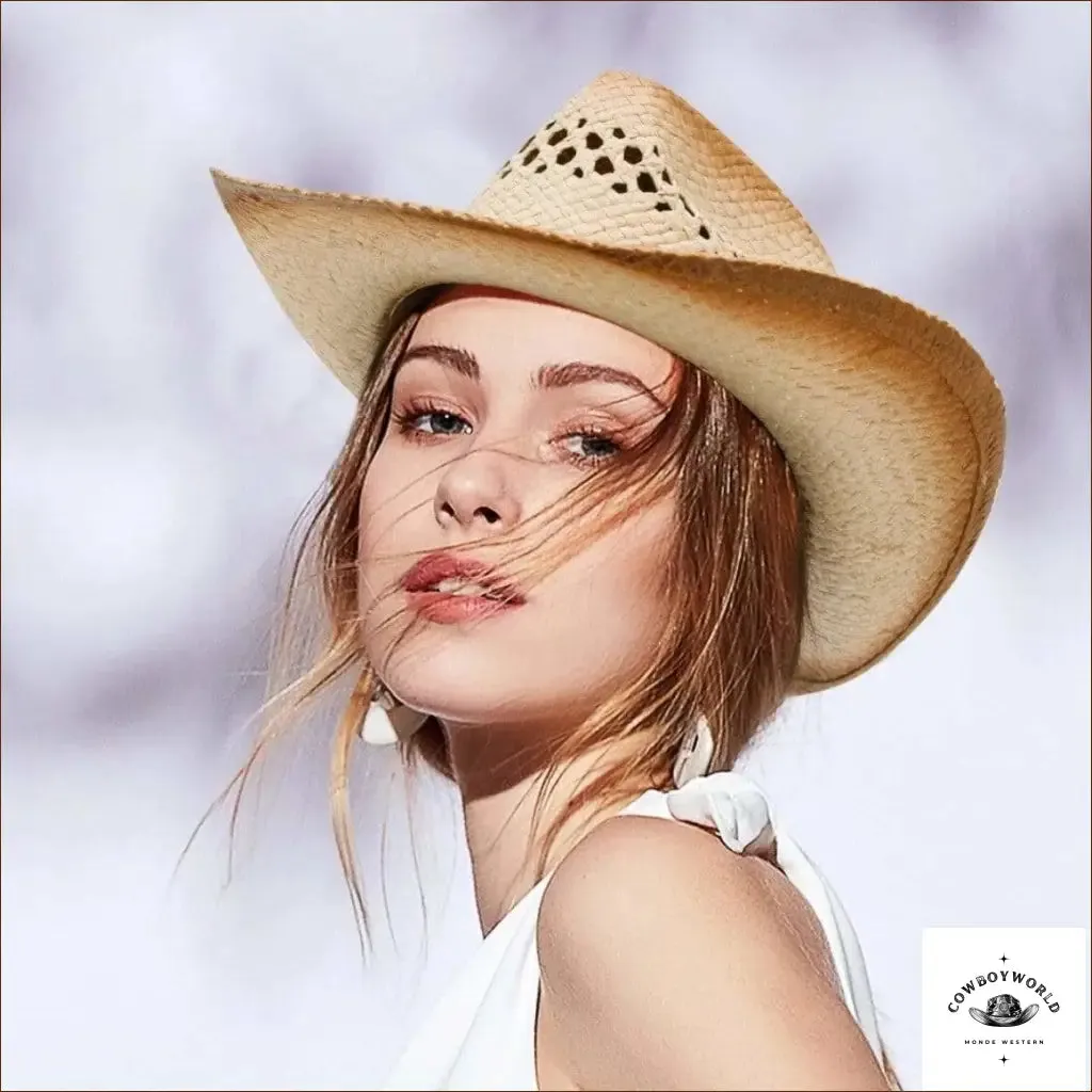 Chapeau Western Paille Femme