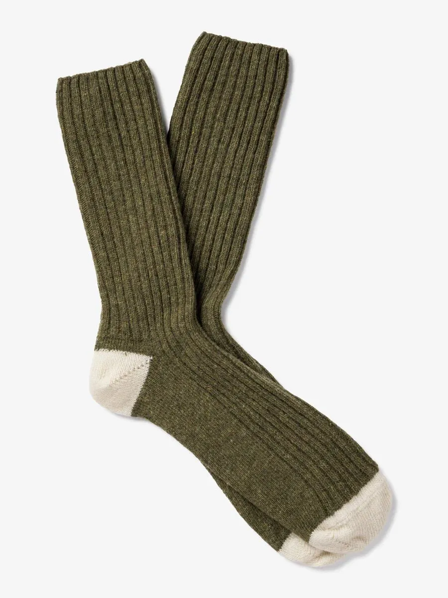 Chaussettes BENJAMIN Vert de Gris