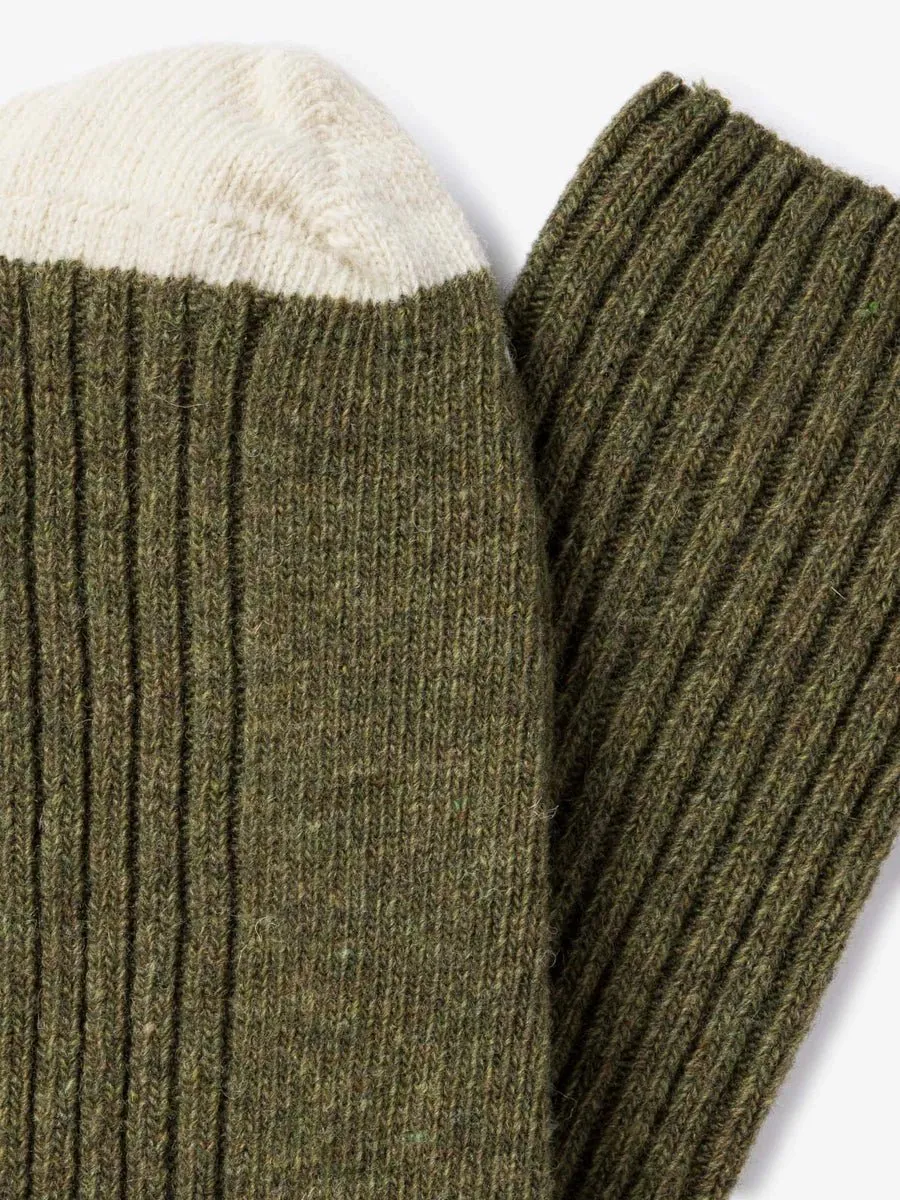 Chaussettes BENJAMIN Vert de Gris