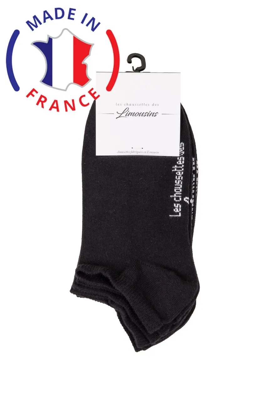 Chaussettes BROUSSAUD LOW (pack X3) Noir