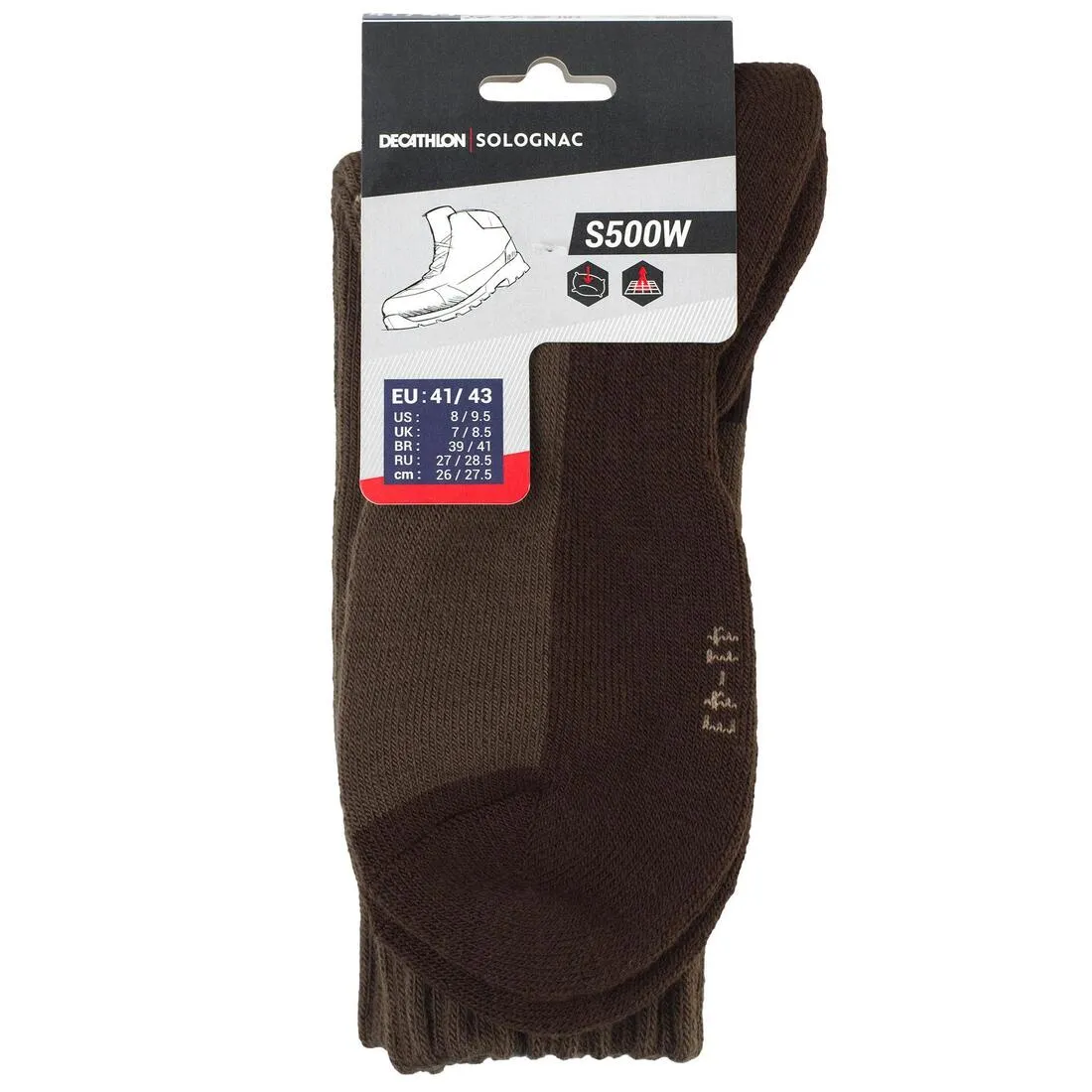 CHAUSSETTES CHASSE 500 HAUTES VERTES