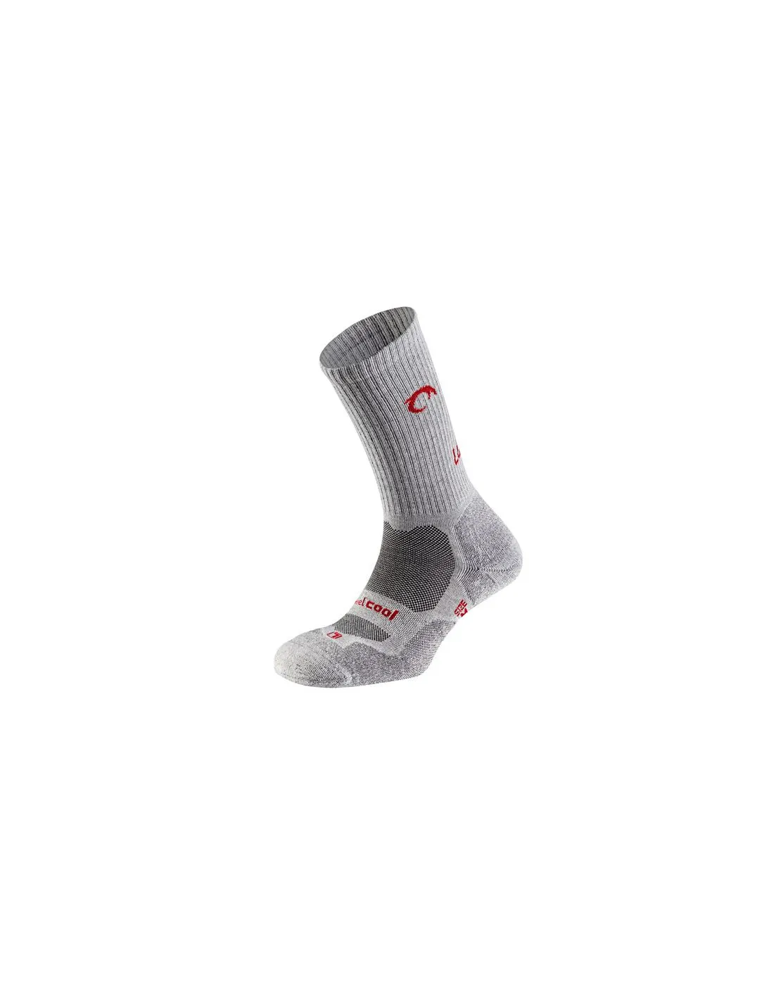 Chaussettes Mountaineering Lurbel Fuji Five Ice Grey/Red