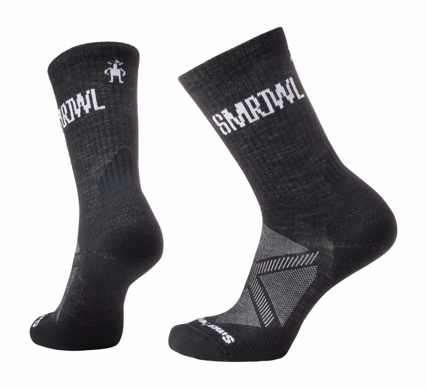 Chaussettes Smartwool Unisexe Athlétique SMRTWL Logo Crew Black