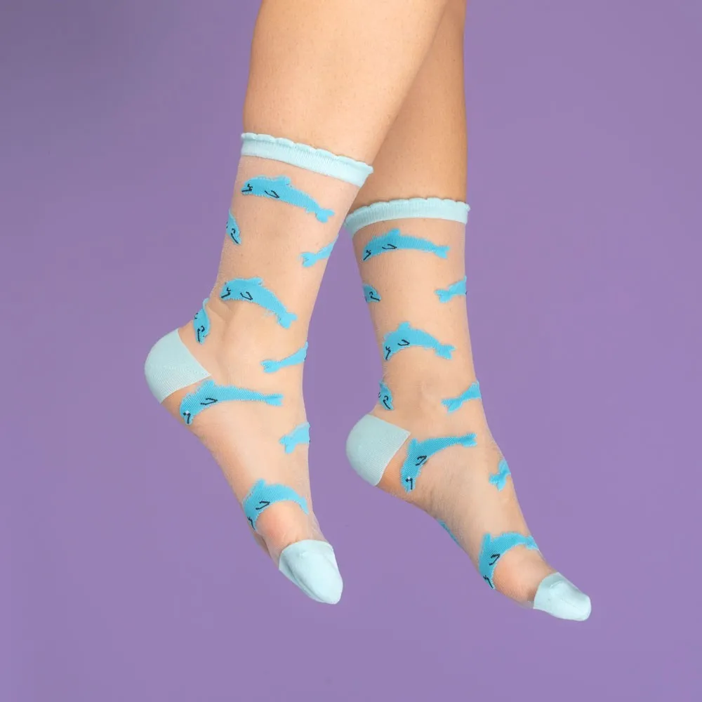 Chaussettes Transparentes Dauphin