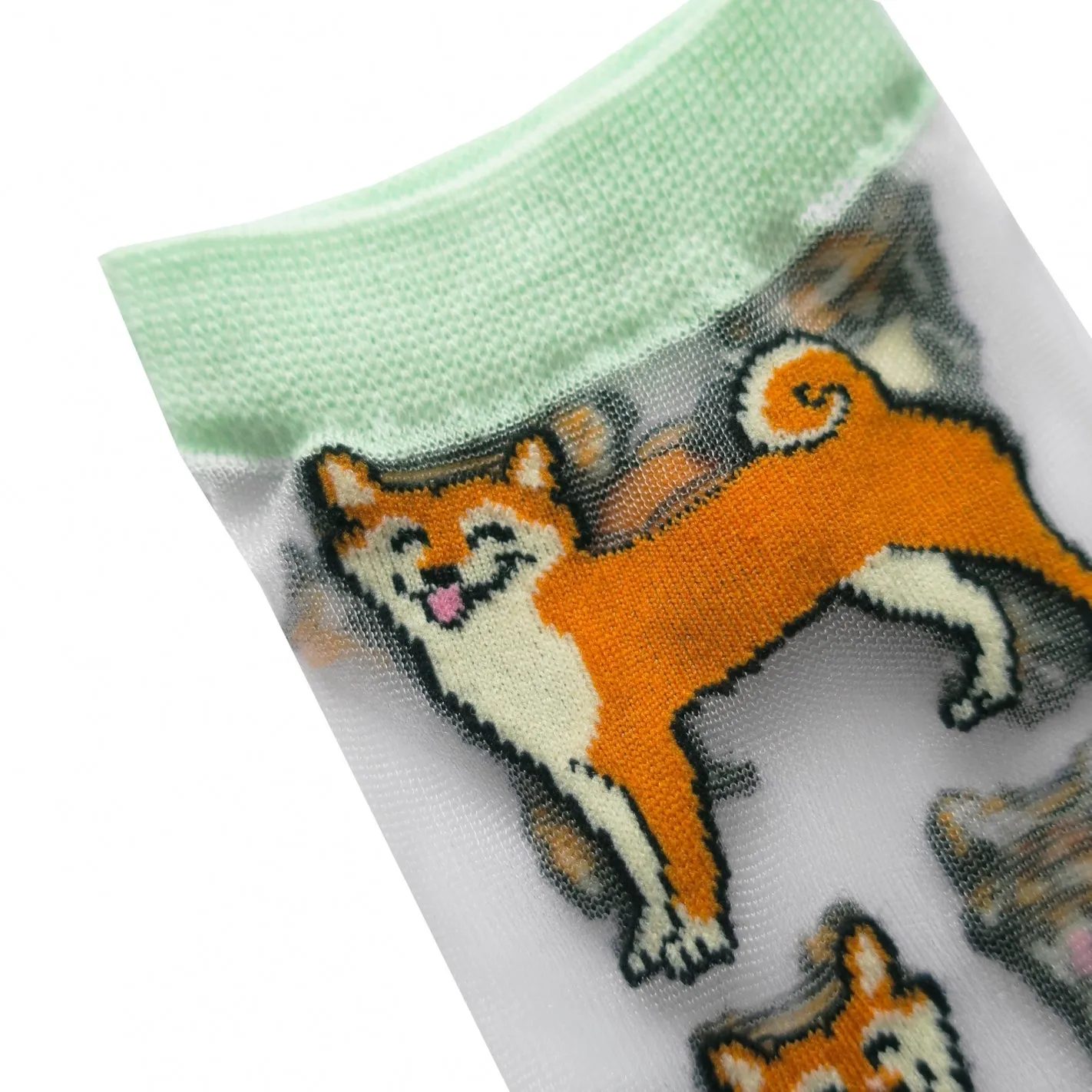 Chaussettes Transparentes Shiba