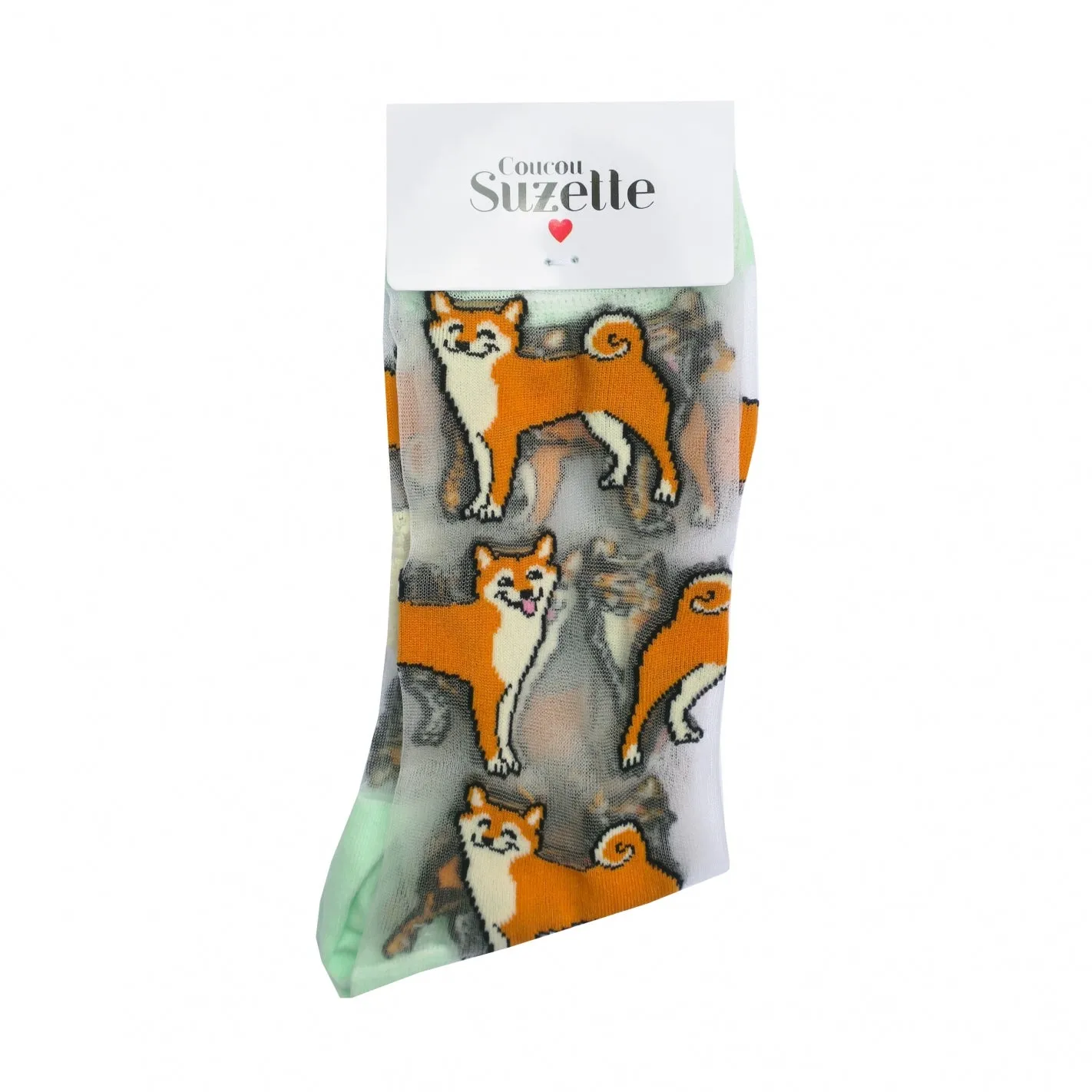 Chaussettes Transparentes Shiba