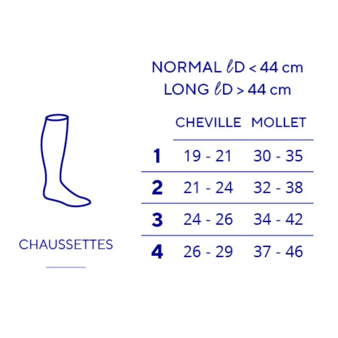 Chaussettes de contention Venoflex City Confort Coton Classe 2