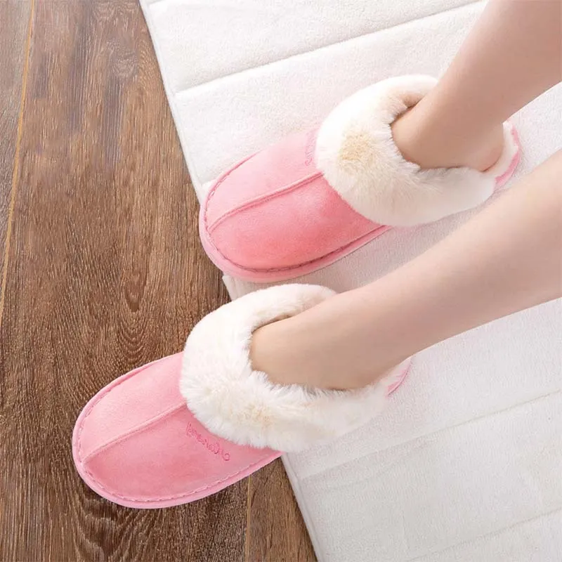 Chaussons Anti-douleurs chauds et doux - Pantoufles en faux daim relaxant