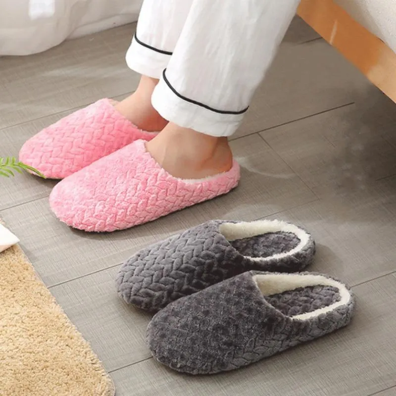 Chaussons en peluche