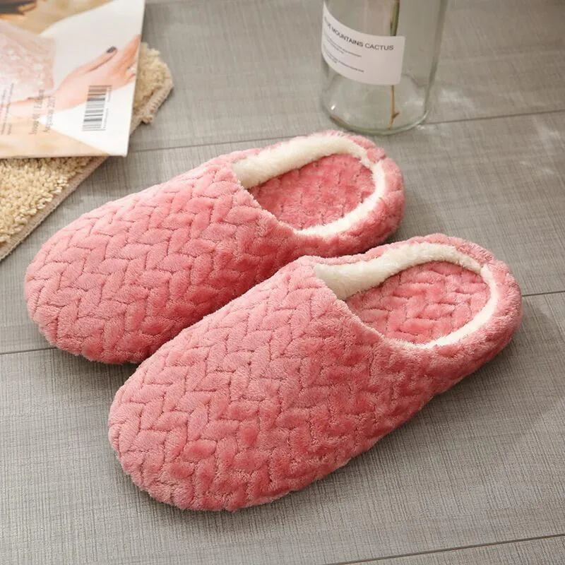 Chaussons en peluche