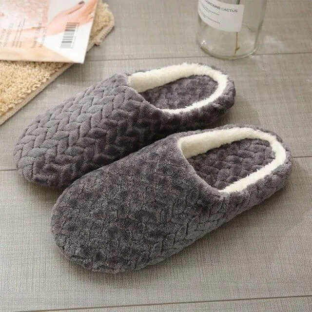 Chaussons en peluche