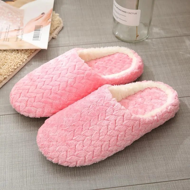 Chaussons en peluche