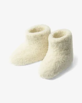 Chaussons pour enfants - Blanc (modèle haut)