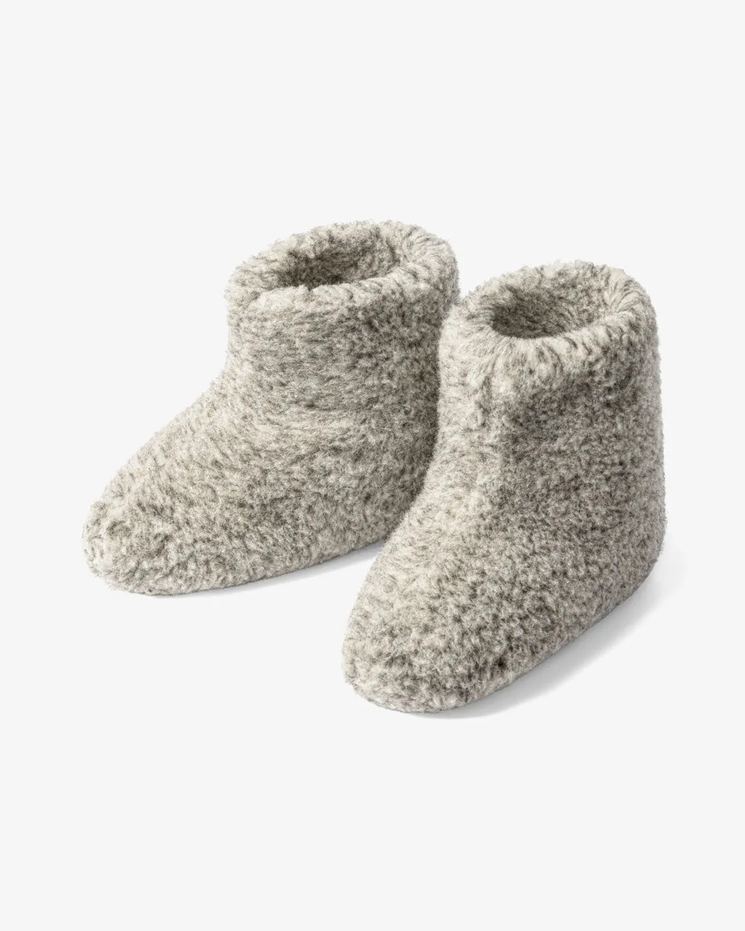 Chaussons pour enfants - Gris clair (modèle haut)