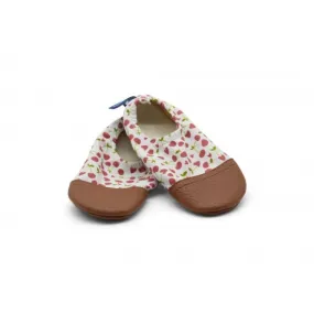 Chaussons souples - Les petites cerises - LES PAS PETITS - Perlin Paon Paon