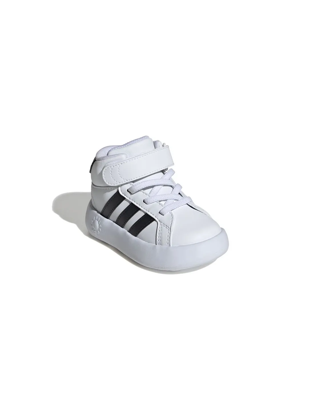 Chaussures adidas Court Enfant Grand Mid White