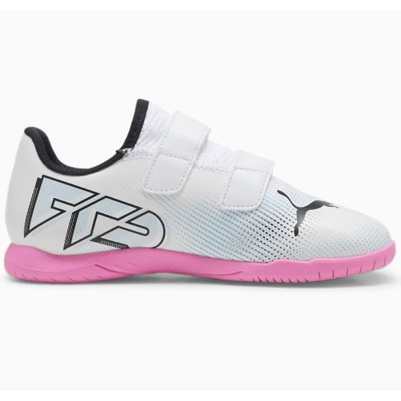 Chaussures de football Puma Future 7 Play It Jr 107741-01 blanche