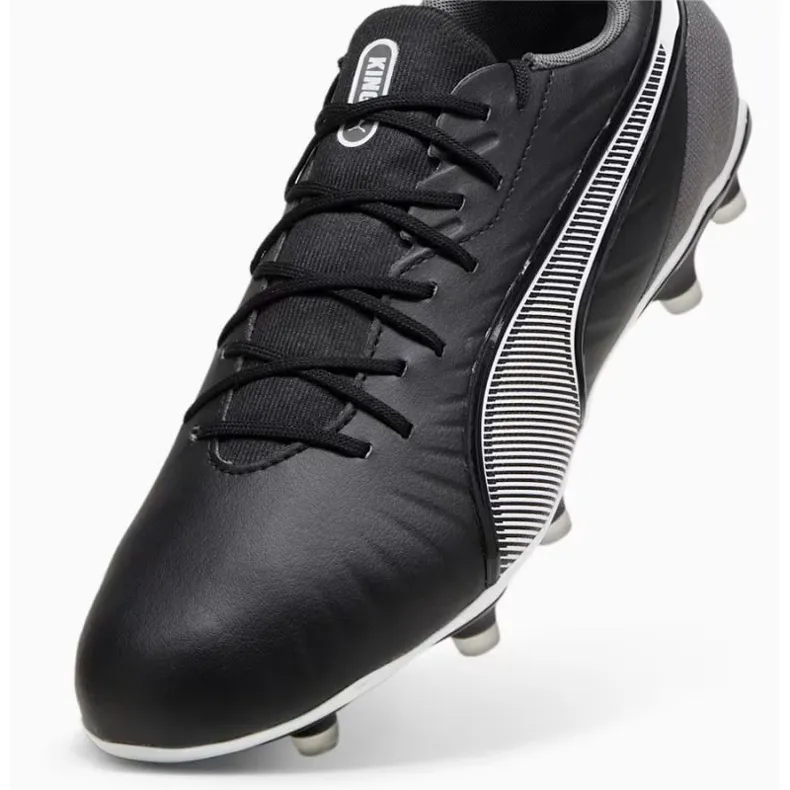 Chaussures de football Puma King Match FG/AG 107863-01 le noir