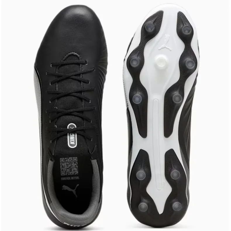 Chaussures de football Puma King Match FG/AG 107863-01 le noir