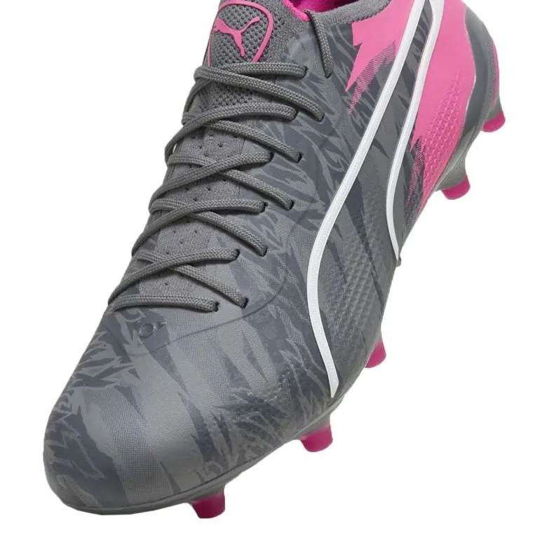 Chaussures de football Puma King Ultimate Rush FG/AG 107824 01 gris