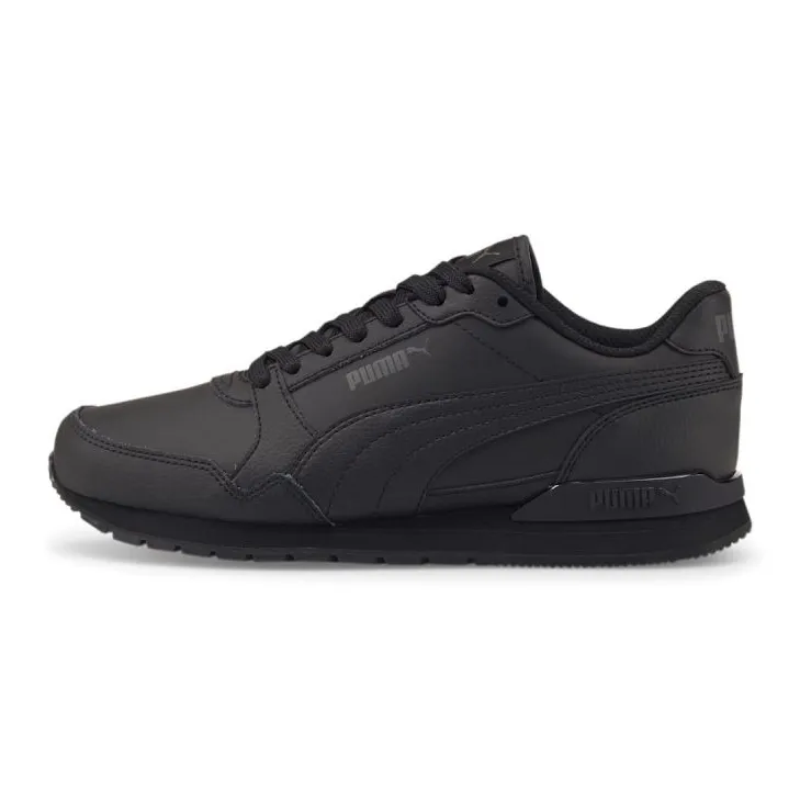 Chaussures Puma St Runner v3 L Jr 384904 01 le noir