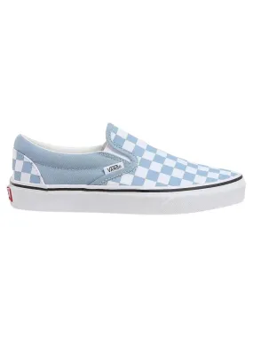 Chaussures Vans Slip On Checkerboard Bleues et Blanches