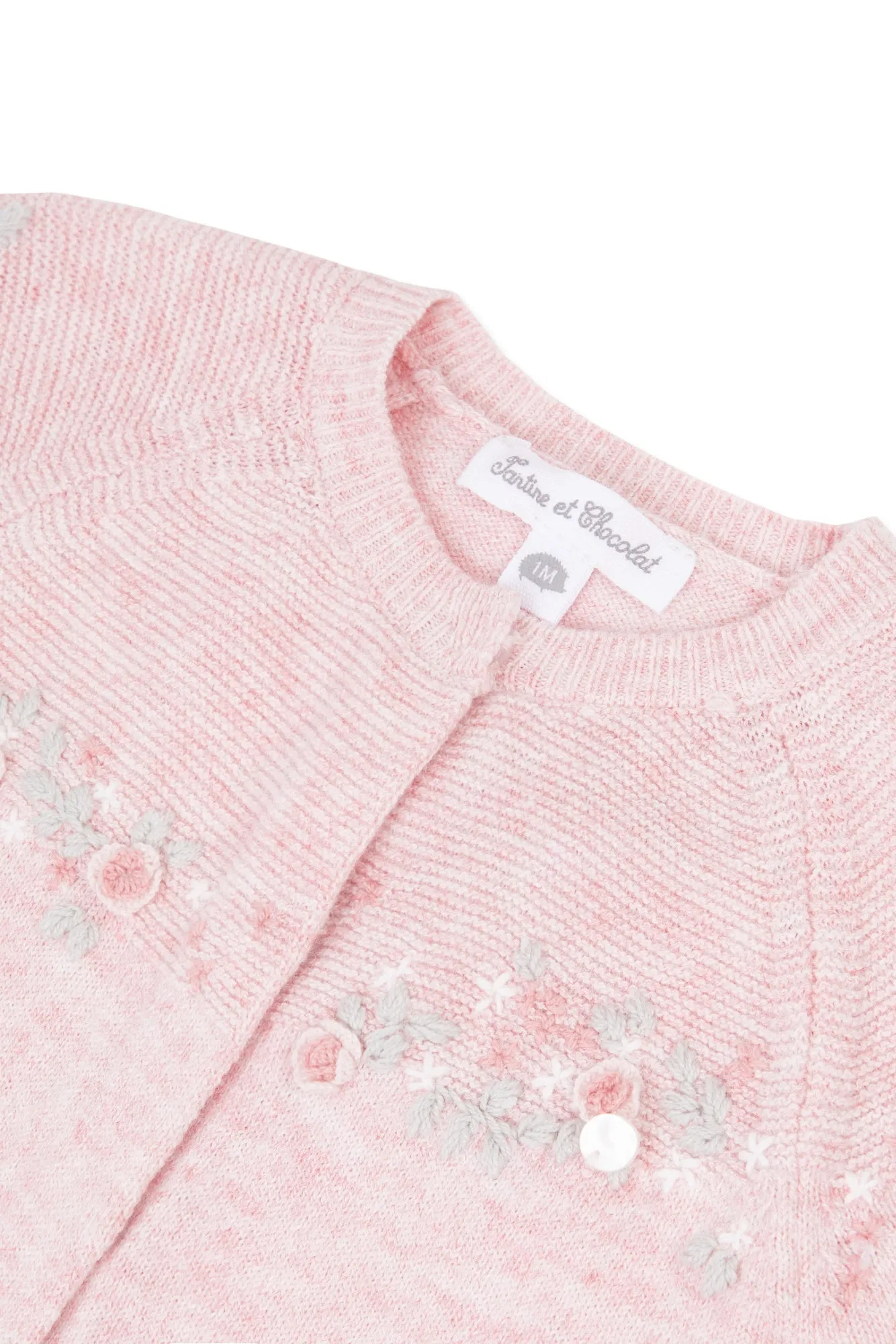 Combinaison broderie rose babygirl Tartine et chocolat H24