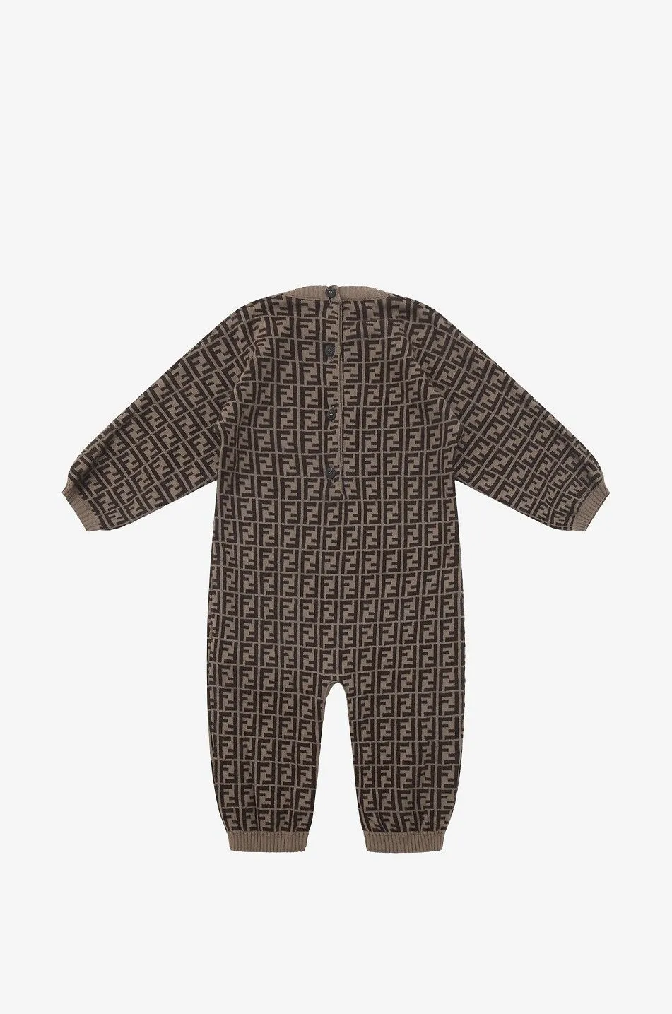 Combinaison bébé en maille jacquard FF