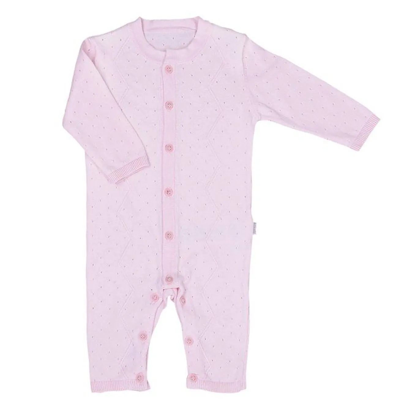 Combinaison bébé en tricot de coton bio bleu - Sevira Kids