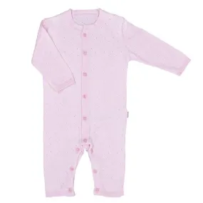 Combinaison bébé en tricot de coton bio bleu - Sevira Kids