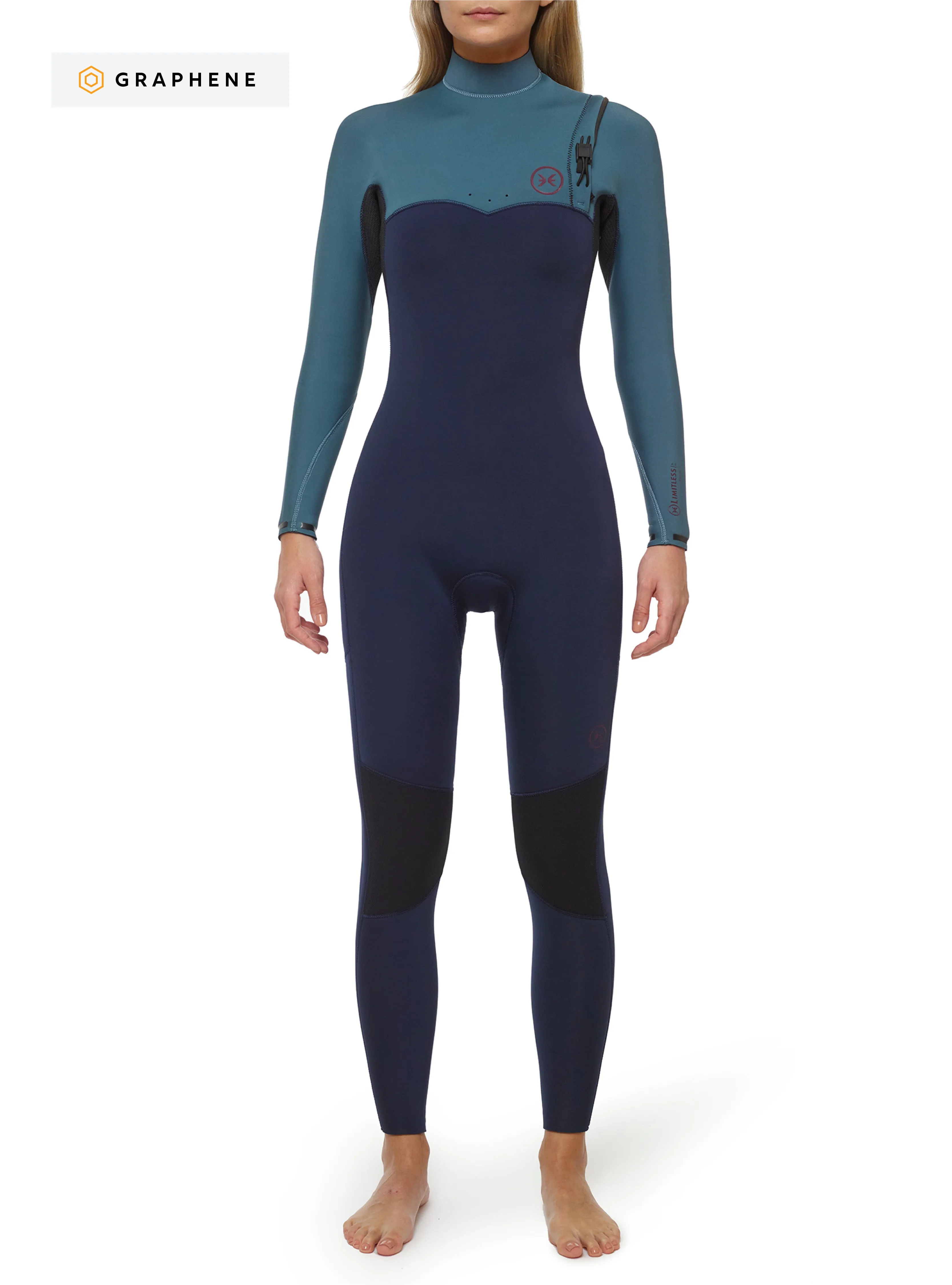 Combinaison De Surf Femme Limitless Frost 4/3 Zipperless