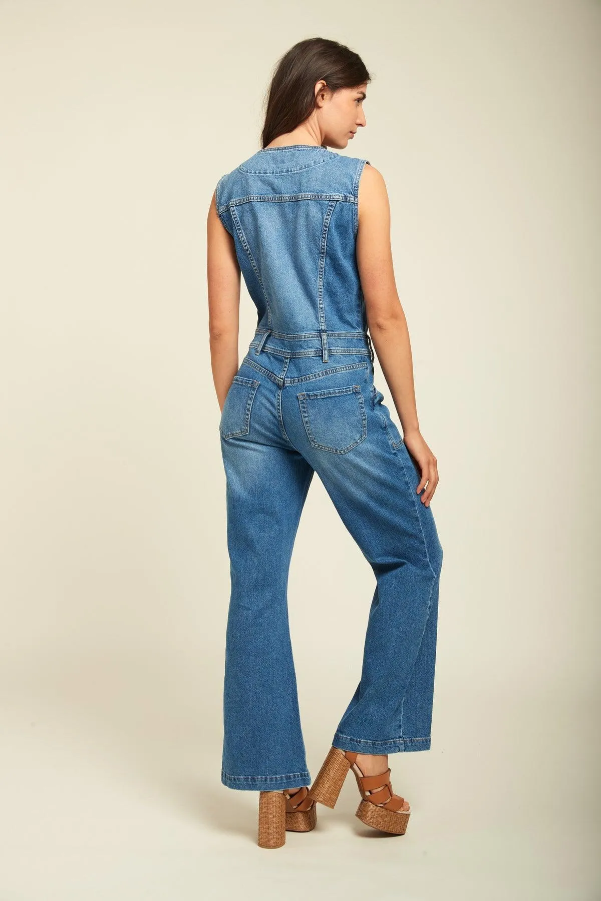 Combinaison jean vintage - Cheryl