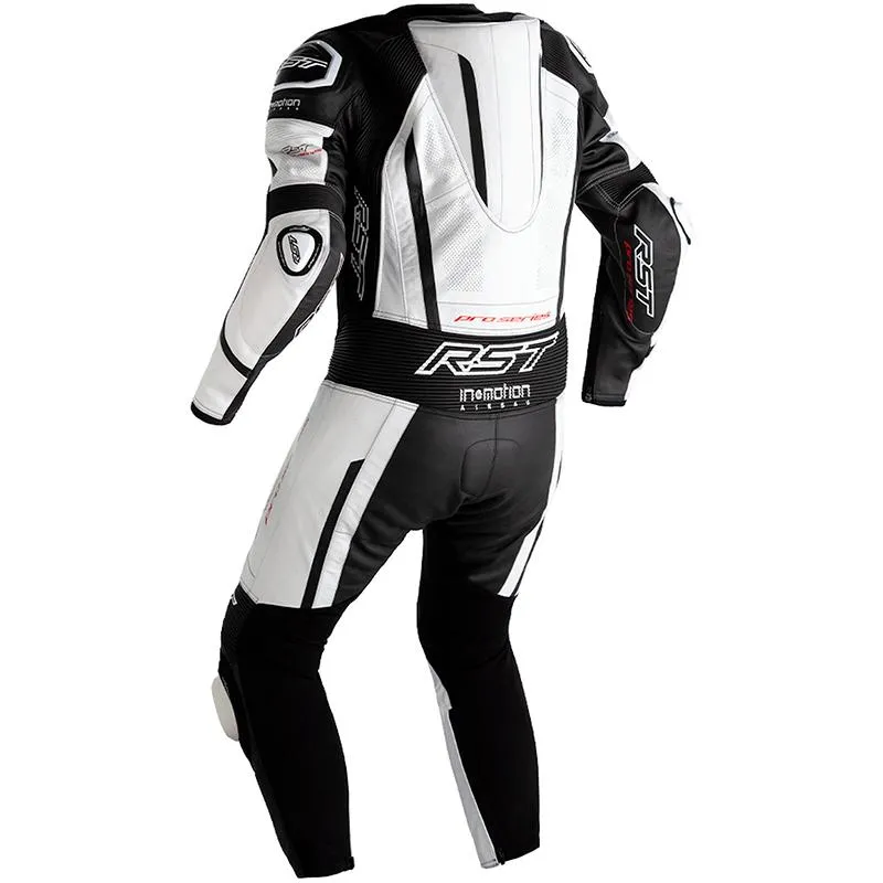 Combinaison PRO SERIES AIRBAG 1 pièce RST blanc/noir/blanc - MAXXESS.FR, Combinaison cuir