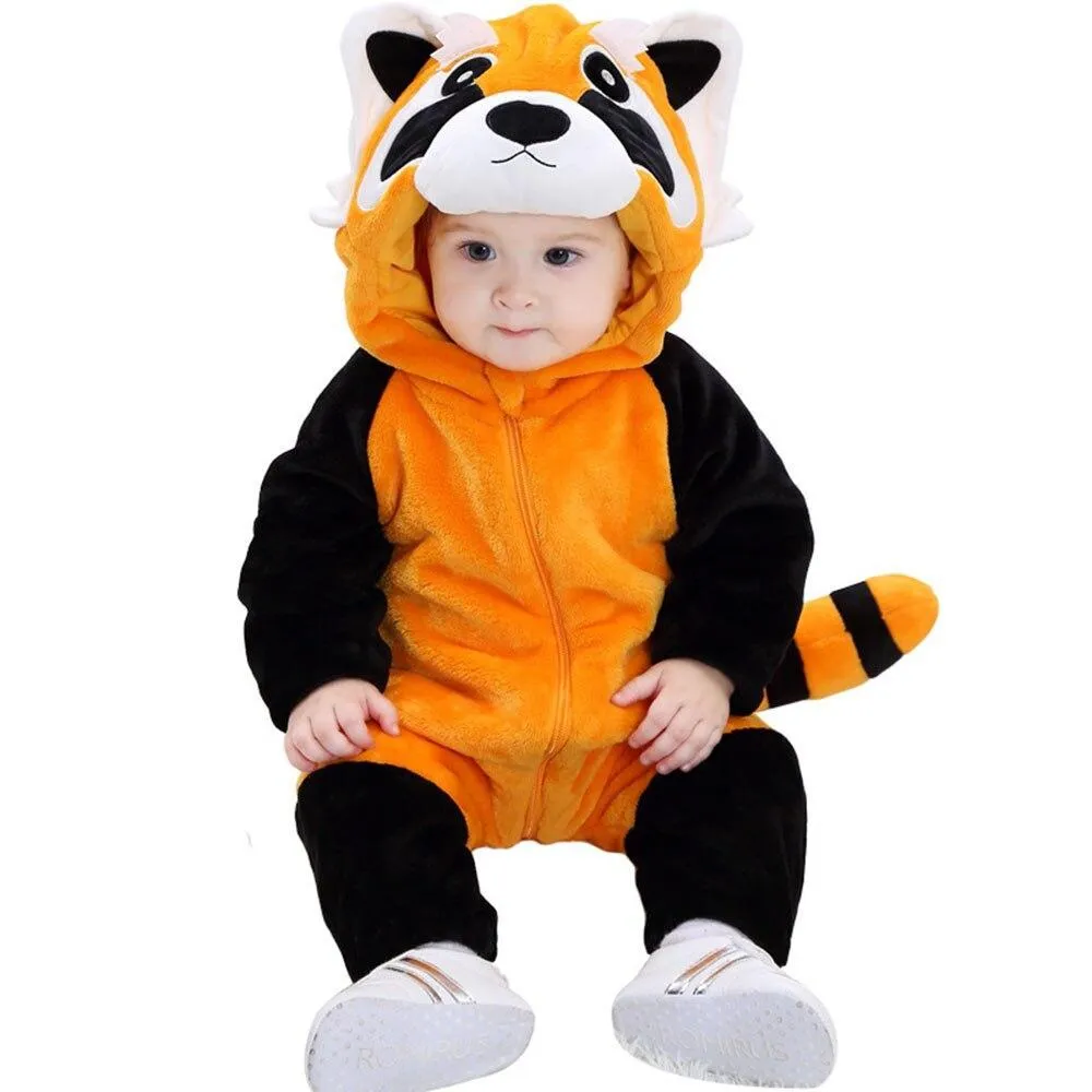 Combinaison Pyjama  Panda Roux Bébé