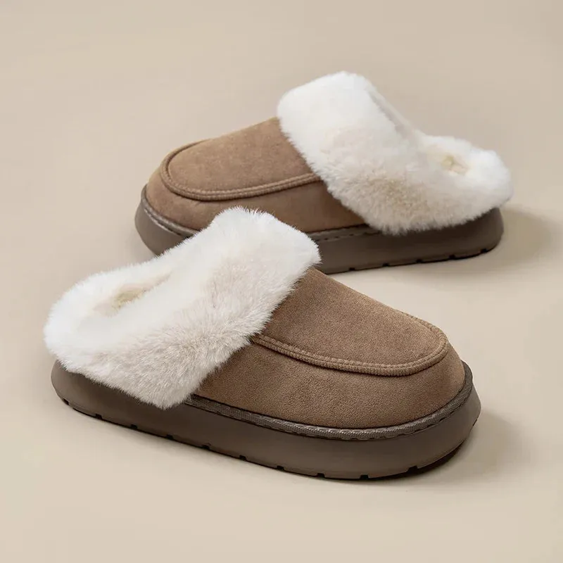 ConfortCoton - Chaussons d'Hiver en Coton pour Homme