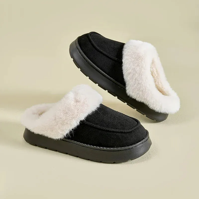 ConfortCoton - Chaussons d'Hiver en Coton pour Homme