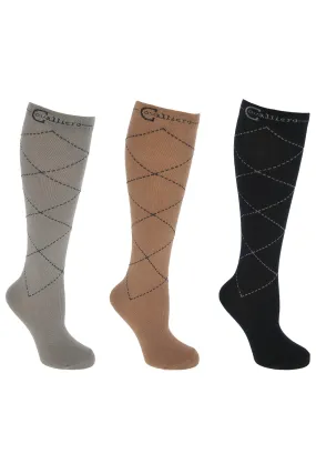 Covalliero Chaussettes d'équitation Karo (lot de 3)