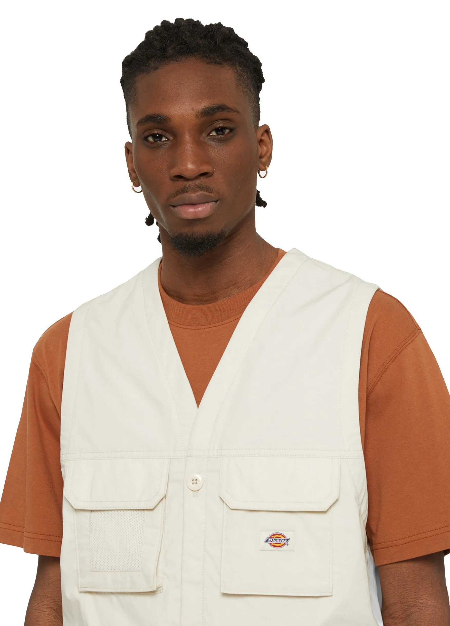 DICKIES GILET REPORTER Beige