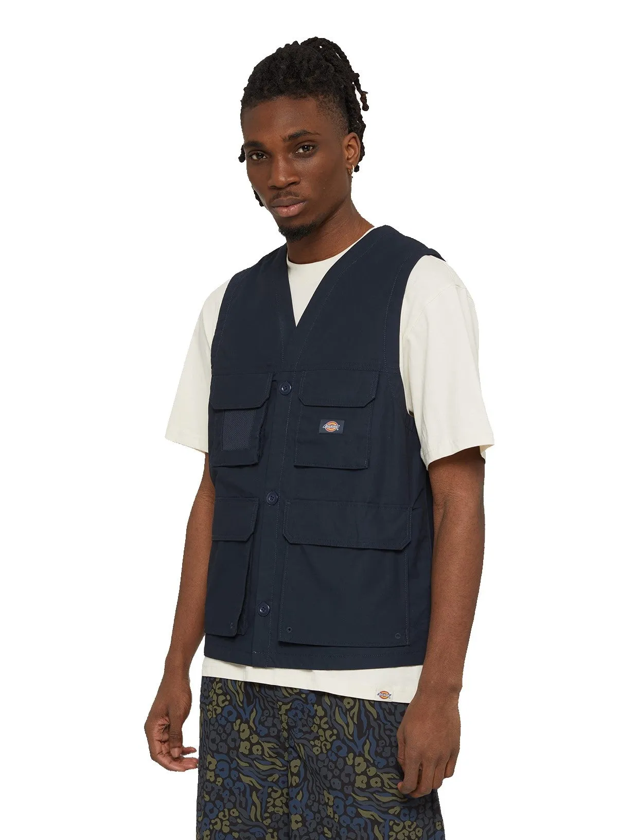 DICKIES GILET REPORTER Marine