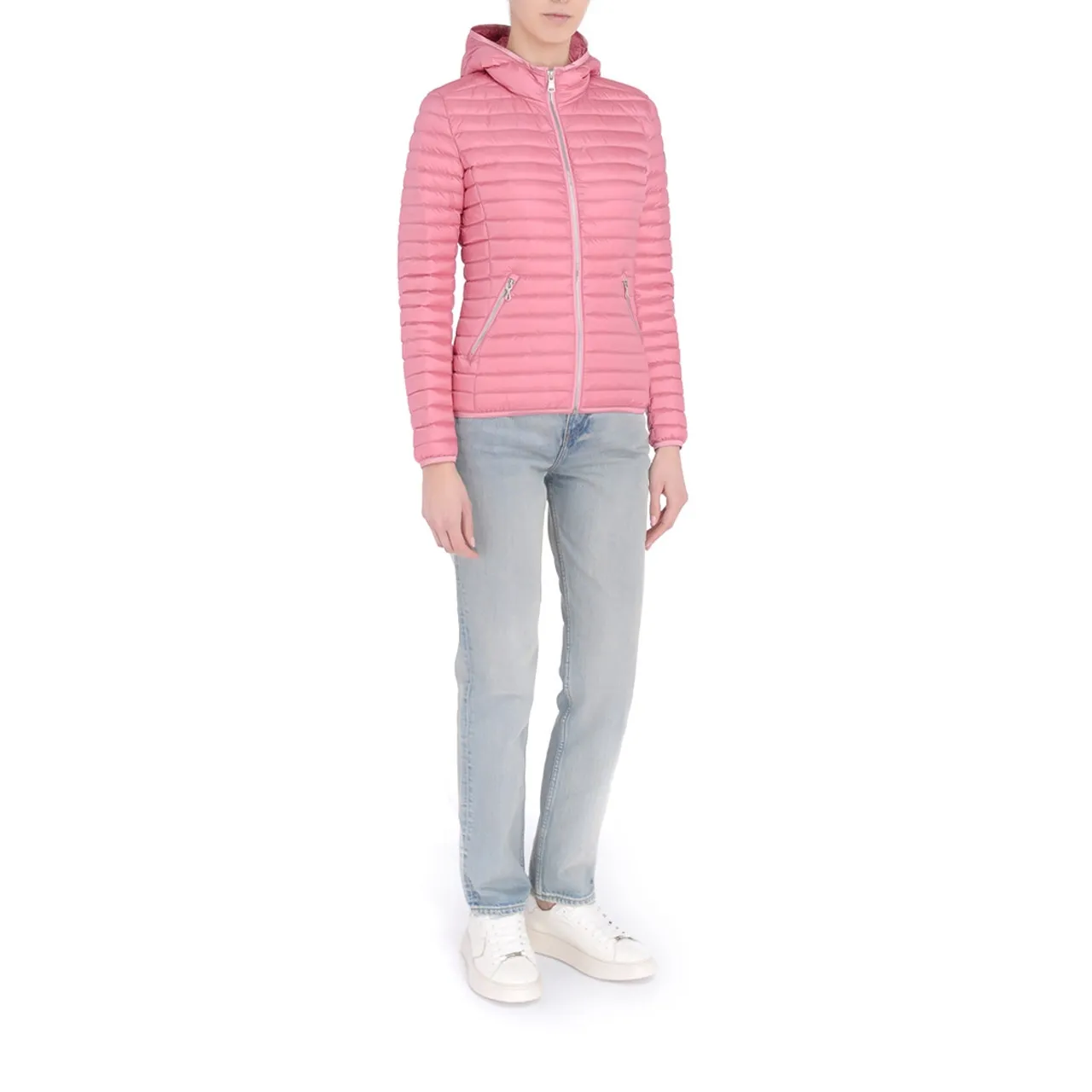 Doudoune  Colmar slim avec capuche rose