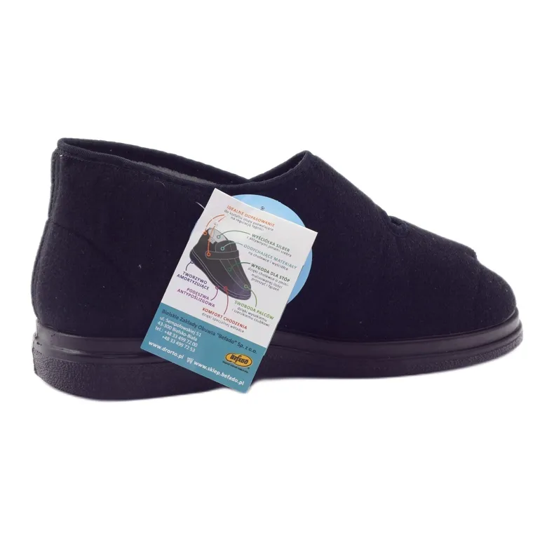 Dr.Orto chaussons pieds sensibles Befado 986d003 le noir