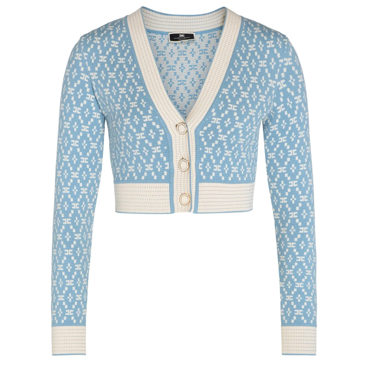 Elisabetta Franchi Cardigan couleur sucre